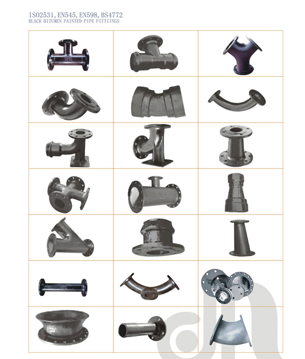 ductile iron pipe fittings